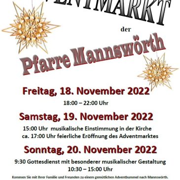 Adventmarkt in Mannswörth