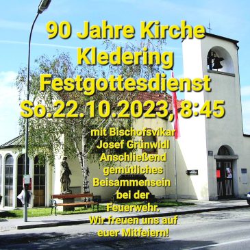 90 Jahre Kirche Kledering