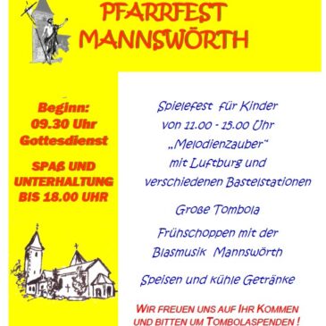 Pfarrfest in Mannswörth