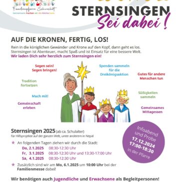 2.1. – 4.1.2025 Sternsingen