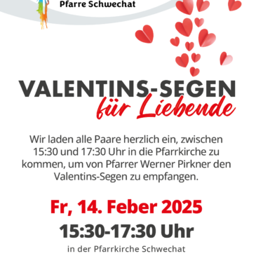 14.2.2025 Valentinssegen für Liebende