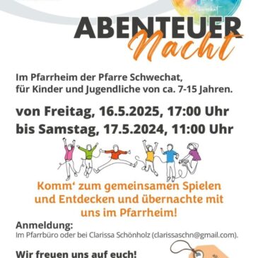 16.5.-17.5.2025 Abenteuernacht