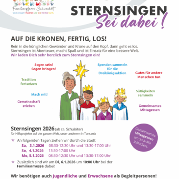 3.1.-5.1.2026 Sternsingen