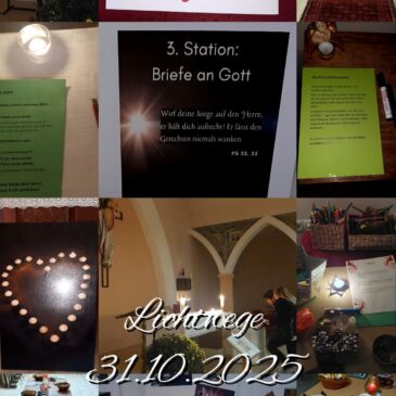 Lichtwege und Allerheiligen