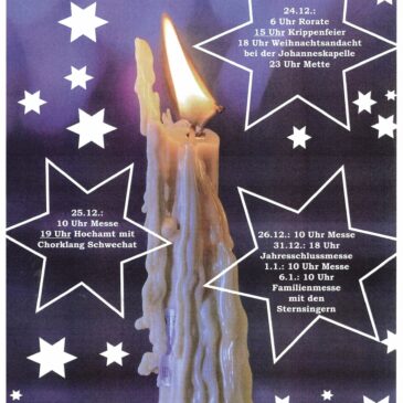 2025 Weihnachtsgottesdienste
