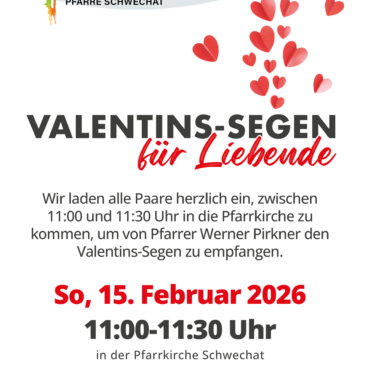 15.2.2026 Valentinssegen für Liebende