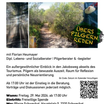 29.5.2026 Informations-Pilgernachmittag