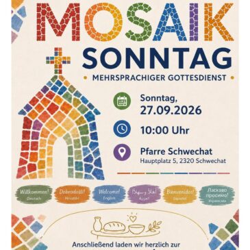 27.9.2026 Mosaiksonntag