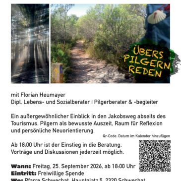 25.9.2026 Pilgernachmittag